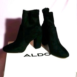 Aldo black booties